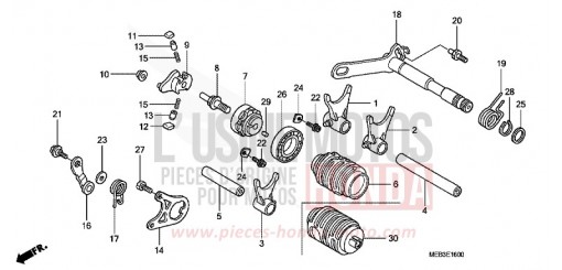 GEAR SHIFT DRUM CRF450R2 de 2002